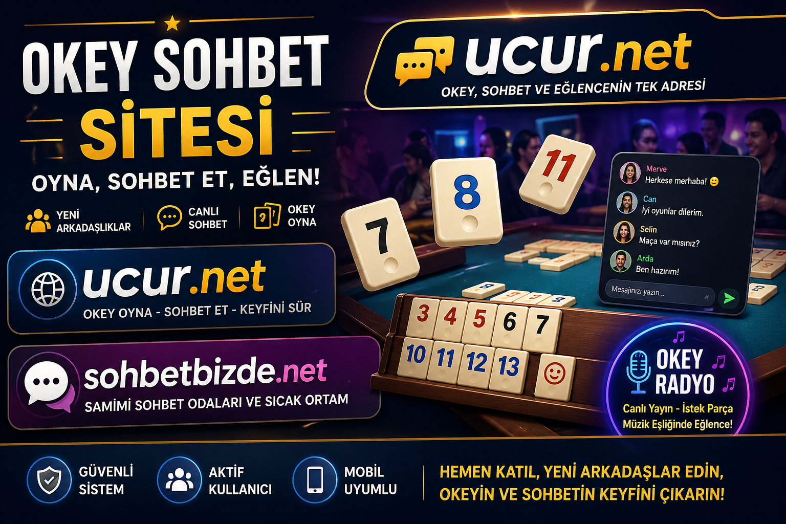 Okey Sohbet Sitesi